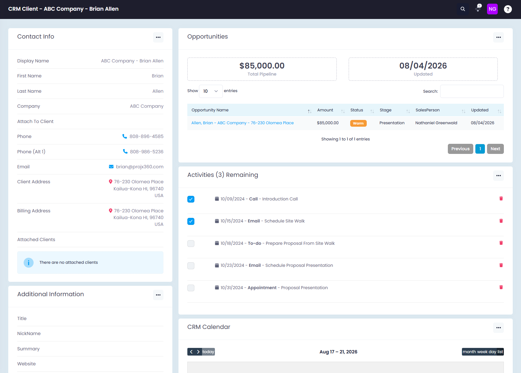 integrate your sales software for better proposals |... Manage your custom integration sales pipeline - ProjX360